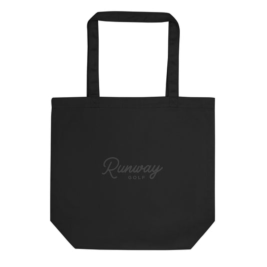 Runway Golf Script Tote Bag