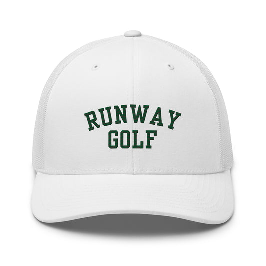 Runway Golf Varsity Trucker Hat